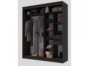 Шкаф-купе 2000 мм Гранд-1 ЛДСП/Зеркало, венге (Эра) в Нижнем Тагиле - nizhnij-tagil.mebel-e96.ru