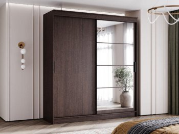 Шкаф-купе 2000 мм Гранд-1 ЛДСП/Зеркало, венге (Эра) в Нижнем Тагиле - nizhnij-tagil.mebel-e96.ru