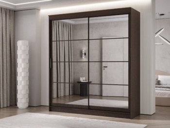 Шкаф-купе 2000 мм Гранд-1 зеркало/зеркало, венге (Эра) в Нижнем Тагиле - nizhnij-tagil.mebel-e96.ru