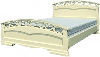 Кровать из массива Грация-1 Слоновая кость (БМ) в Нижнем Тагиле - nizhnij-tagil.mebel-e96.ru