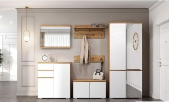 Прихожая Гретта №1 крафт золотой (Памир) в Нижнем Тагиле - nizhnij-tagil.mebel-e96.ru