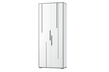 Шкаф 2 дв. Грей (УНИ) (МЛК) в Нижнем Тагиле - nizhnij-tagil.mebel-e96.ru
