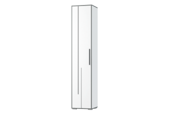 Шкаф 1 дв. Грей (УНИ) (МЛК) в Нижнем Тагиле - nizhnij-tagil.mebel-e96.ru