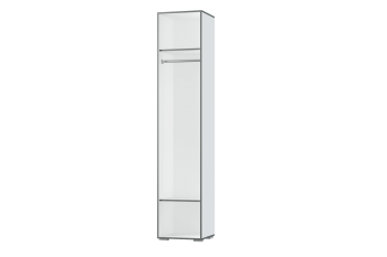 Шкаф 1 дв. Грей (УНИ) (МЛК) в Нижнем Тагиле - nizhnij-tagil.mebel-e96.ru
