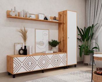 Стенка HYGGE комп.1 ромбы (Мама) в Нижнем Тагиле - nizhnij-tagil.mebel-e96.ru