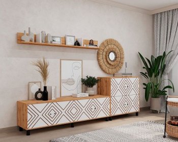 Стенка HYGGE комп.2 ромбы (Мама) в Нижнем Тагиле - nizhnij-tagil.mebel-e96.ru