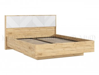 Кровать парящая Ирис крафт/белый (Миф) в Нижнем Тагиле - nizhnij-tagil.mebel-e96.ru | фото