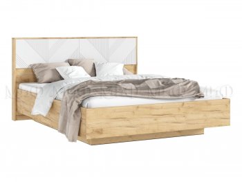 Кровать парящая Ирис крафт/белый (Миф) в Нижнем Тагиле - nizhnij-tagil.mebel-e96.ru