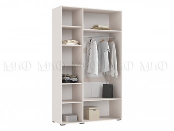 Шкаф 1350 мм Ирис с антресолью, кашемир (Миф) в Нижнем Тагиле - nizhnij-tagil.mebel-e96.ru