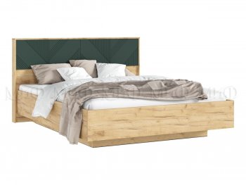 Кровать парящая Ирис крафт/грин с подсветкой (Миф) в Нижнем Тагиле - nizhnij-tagil.mebel-e96.ru