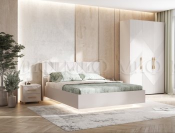 Кровать парящая с ПМ Ирис кашемир (Миф) в Нижнем Тагиле - nizhnij-tagil.mebel-e96.ru
