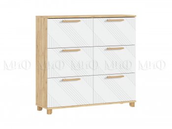 Обувница Ирис крафт/белый (Миф) в Нижнем Тагиле - nizhnij-tagil.mebel-e96.ru