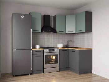Кухонный гарнитур угловой Изумруд 2000х1200 в Нижнем Тагиле - nizhnij-tagil.mebel-e96.ru