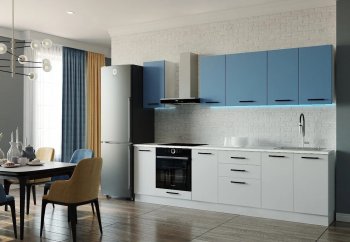 Кухонный гарнитур Капри ЛДСП/МДФ 2800 мм Sanvut в Нижнем Тагиле - nizhnij-tagil.mebel-e96.ru