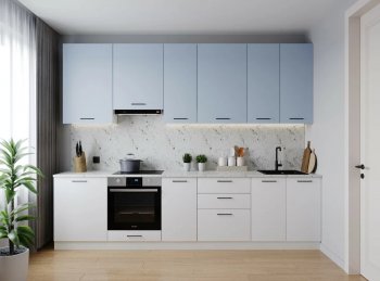 Кухонный гарнитур высокий Капри 3000 мм ЛДСП/МДФ (Санвут) в Нижнем Тагиле - nizhnij-tagil.mebel-e96.ru