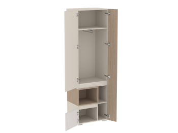 Шкаф для одежды узкий Каспер  (СБК) в Нижнем Тагиле - nizhnij-tagil.mebel-e96.ru