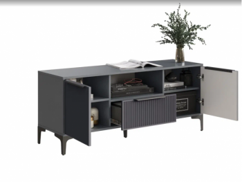 Тумба ТВ на 1350 Кимберли графит (Handis) в Нижнем Тагиле - nizhnij-tagil.mebel-e96.ru