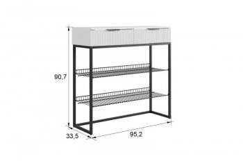 Обувница Классная 1 (графит/графит матовый/черный муар​​​​​​​) (Мебельсон) в Нижнем Тагиле - nizhnij-tagil.mebel-e96.ru