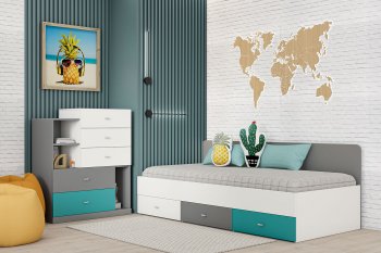 Кровать Клео арт. 010 океан (Диал) в Нижнем Тагиле - nizhnij-tagil.mebel-e96.ru