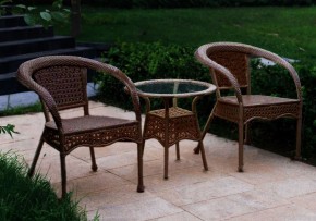 Комплект садовой мебели (стул RC16/стол RT 206) Коричневый в Нижнем Тагиле - nizhnij-tagil.mebel-e96.ru
