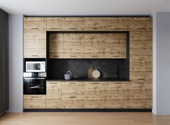 Кухонный гарнитур Крафт 3400 мм (Санвут) в Нижнем Тагиле - nizhnij-tagil.mebel-e96.ru