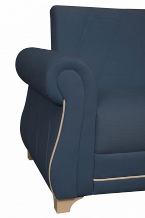 Кресло для отдыха Порто (велюр текстура кобальт / микровельвет крем) в Нижнем Тагиле - nizhnij-tagil.mebel-e96.ru
