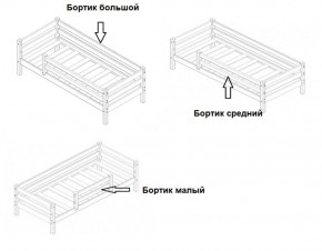 Кровать 2-х ярусная Сонечка с бортиками (лестница наклонная) в Нижнем Тагиле - nizhnij-tagil.mebel-e96.ru