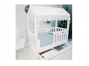 Кровать-домик детская с ящиком 800*1600 (Белый) в Нижнем Тагиле - nizhnij-tagil.mebel-e96.ru