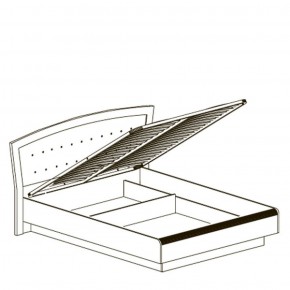 Кровать двойная 1600 с ПМ Афины 368 (Яна) в Нижнем Тагиле - nizhnij-tagil.mebel-e96.ru