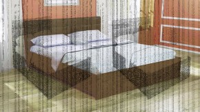 Кровать интерьерная Лита с латами 1400*2000 в Нижнем Тагиле - nizhnij-tagil.mebel-e96.ru