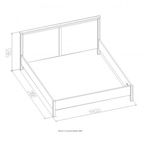 Кровать Шерлок 900 дуб сонома 1200*2000 в Нижнем Тагиле - nizhnij-tagil.mebel-e96.ru