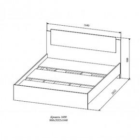 Кровать Софи СКР1600.1 (ДСВ) в Нижнем Тагиле - nizhnij-tagil.mebel-e96.ru