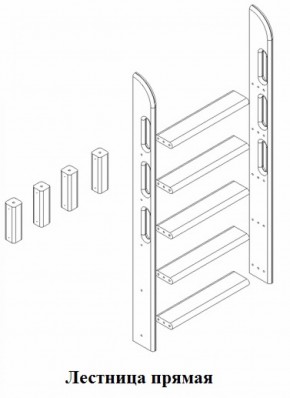 Кровать Сонечка 2-х ярусная (модульная) в Нижнем Тагиле - nizhnij-tagil.mebel-e96.ru