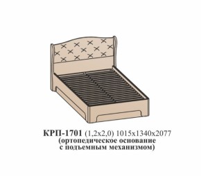 Кровать ЭЙМИ с подъемным механизмом КРП-1701 Бодега белая/патина серебро (1200х2000) в Нижнем Тагиле - nizhnij-tagil.mebel-e96.ru | фото