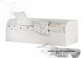 Кровать детская с подъемным механизмом Трио КРП-01 Белый (БТС) в Нижнем Тагиле - nizhnij-tagil.mebel-e96.ru