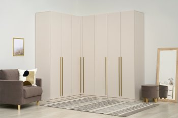 Гардеробная/шкаф 2200*1706 мм Ларго №3 Кашемир (Миф) в Нижнем Тагиле - nizhnij-tagil.mebel-e96.ru