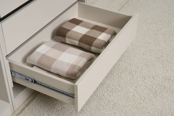 Гардеробная/шкаф 4000 мм Ларго №1 открытая Кашемир (Миф) в Нижнем Тагиле - nizhnij-tagil.mebel-e96.ru