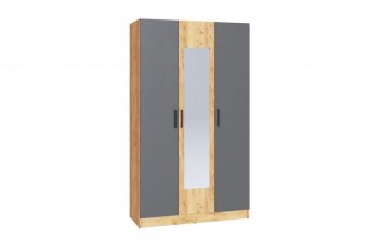 Шкаф 1200 мм Ларс крафт/графит (Микон) в Нижнем Тагиле - nizhnij-tagil.mebel-e96.ru