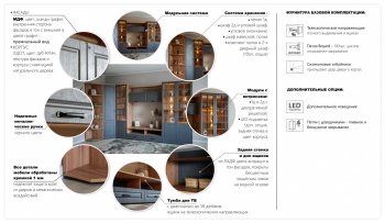 Шкаф 960 мм Лацио графит (Имп) в Нижнем Тагиле - nizhnij-tagil.mebel-e96.ru