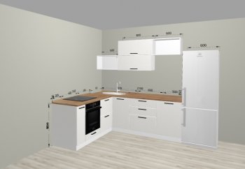 Угловой кухонный гарнитур Санвут 1516х2100 мм в Нижнем Тагиле - nizhnij-tagil.mebel-e96.ru