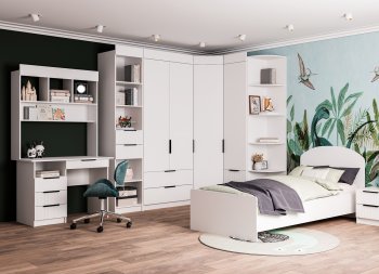 Набор детской мебели Лавис модульный белый софт (ДСВ) в Нижнем Тагиле - nizhnij-tagil.mebel-e96.ru