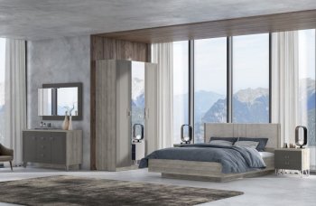 Спальный гарнитур Лежер модульный, холст вулканический (СанТан) в Нижнем Тагиле - nizhnij-tagil.mebel-e96.ru