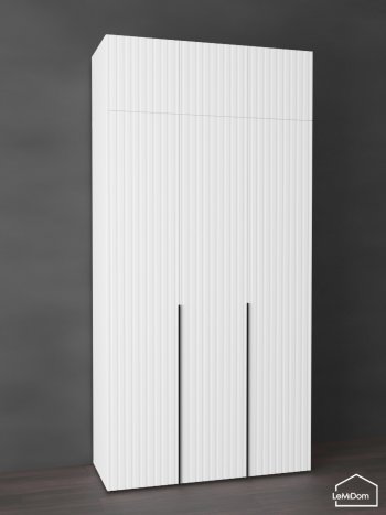 Шкаф с антресолью 1200 мм Linnea MHR-3A-1 2450х1200х510 (Белый-М 11.1.2) в Нижнем Тагиле - nizhnij-tagil.mebel-e96.ru