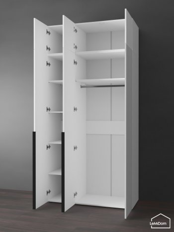 Шкаф с антресолью 1200 мм Linnea MHR-3A-1 2450х1200х510 (Белый-М 11.1.2) в Нижнем Тагиле - nizhnij-tagil.mebel-e96.ru