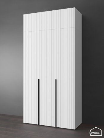 Шкаф с антресолью 1200 мм Linnea MHR-3A-1 2450х1200х510 (Белый-М 11.1.2) в Нижнем Тагиле - nizhnij-tagil.mebel-e96.ru