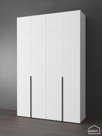 Шкаф с антресолью 1600 мм Linnea MHR-4A-1 2450х1600х510 (Белый-М 11.1.1) в Нижнем Тагиле - nizhnij-tagil.mebel-e96.ru