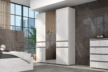 Шкаф 1600 мм Лиана графит (Зарон) в Нижнем Тагиле - nizhnij-tagil.mebel-e96.ru