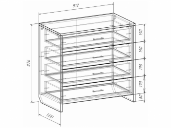 Комод Либерти (Росток) в Нижнем Тагиле - nizhnij-tagil.mebel-e96.ru