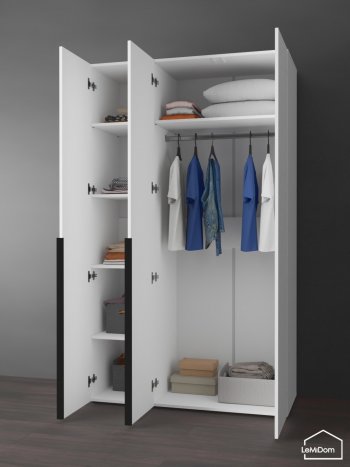 Шкаф Linnea MHR-3-1 2050х1200х510 (Белый-М 11.1.2) в Нижнем Тагиле - nizhnij-tagil.mebel-e96.ru