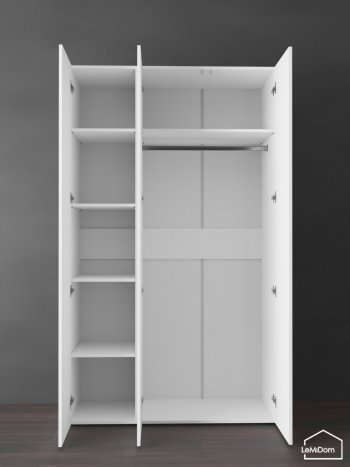 Шкаф Linnea MHR-3PO-1 2050х1200х510 (Белый-М 11.1.1) в Нижнем Тагиле - nizhnij-tagil.mebel-e96.ru